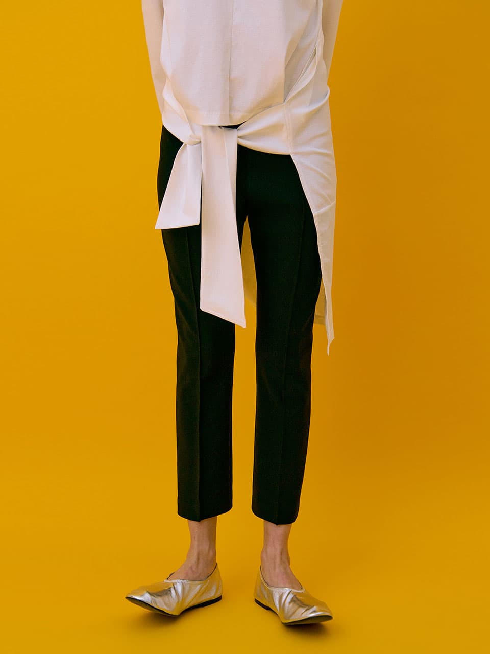 Cigarette Pants — Black — vue 7