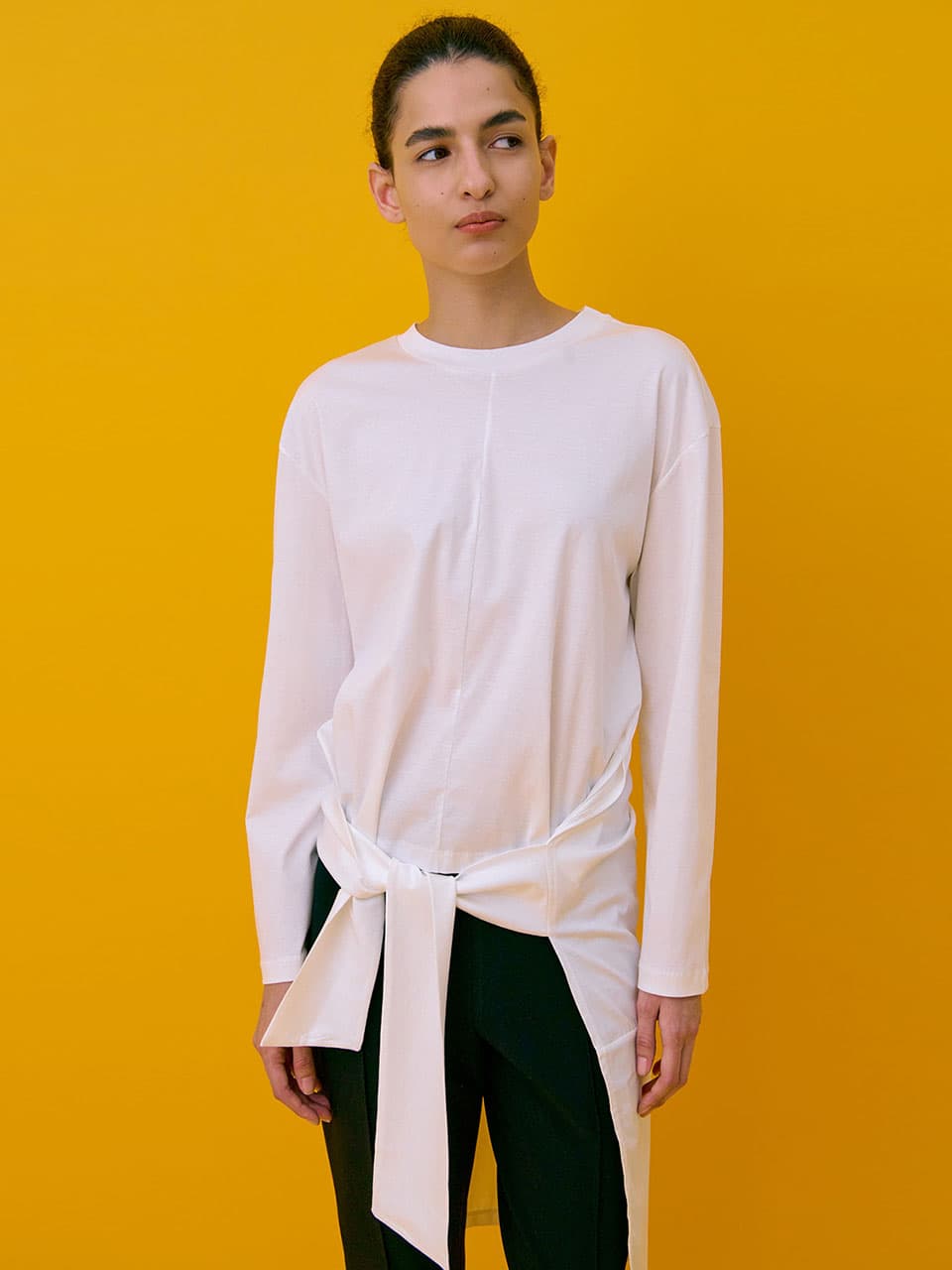 Tide Jersey T-Shirt — White — vue 3