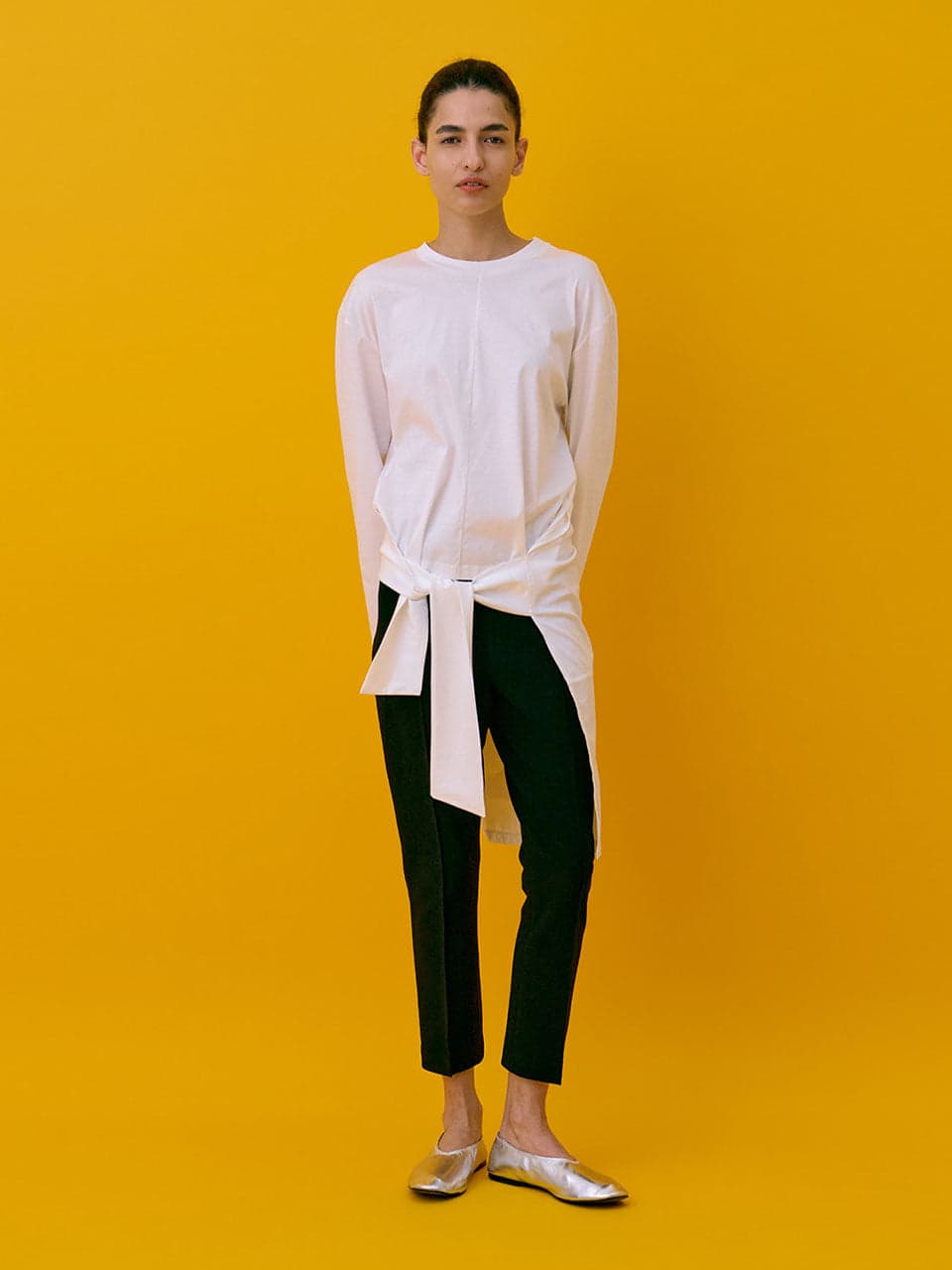 Tide Jersey T-Shirt — White — vue 1