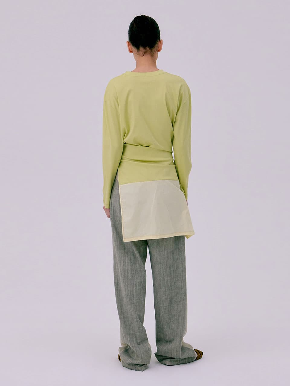 Tide Jersey T-Shirt — Olive — vue 3