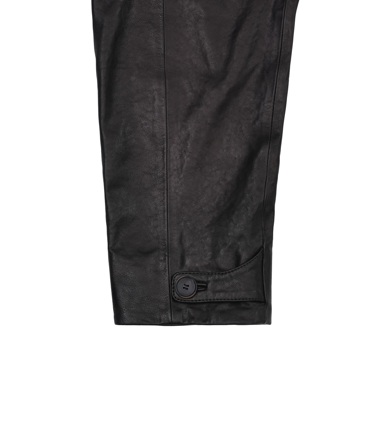 EP.9 01 Leather Coat — Black — vue 5