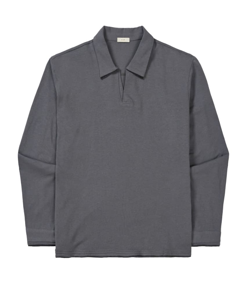 EP.9 01 Polo Shirt — Charcoal — vue 2