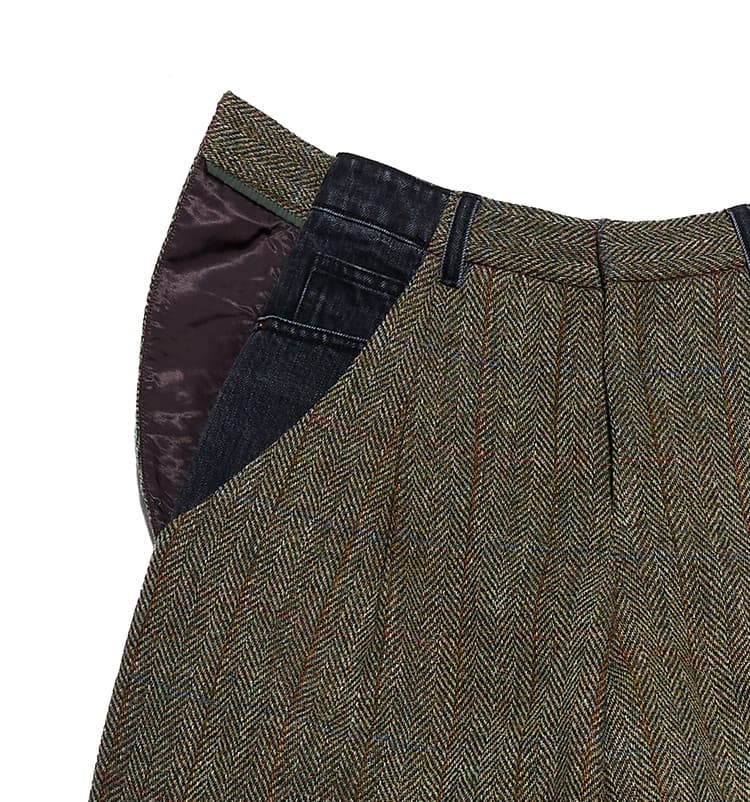 Pantalon hybride Harris Tweed — Kaki — vue 3