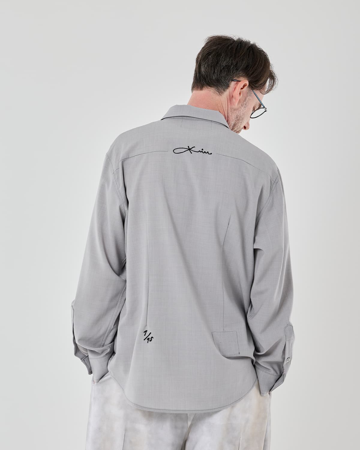 Light Thru the Slit Shirt (blue) — vue 8