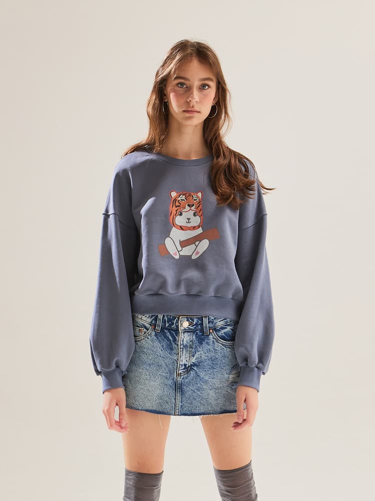 Tigerabbit Sweatshirt (Gray) — vue 4