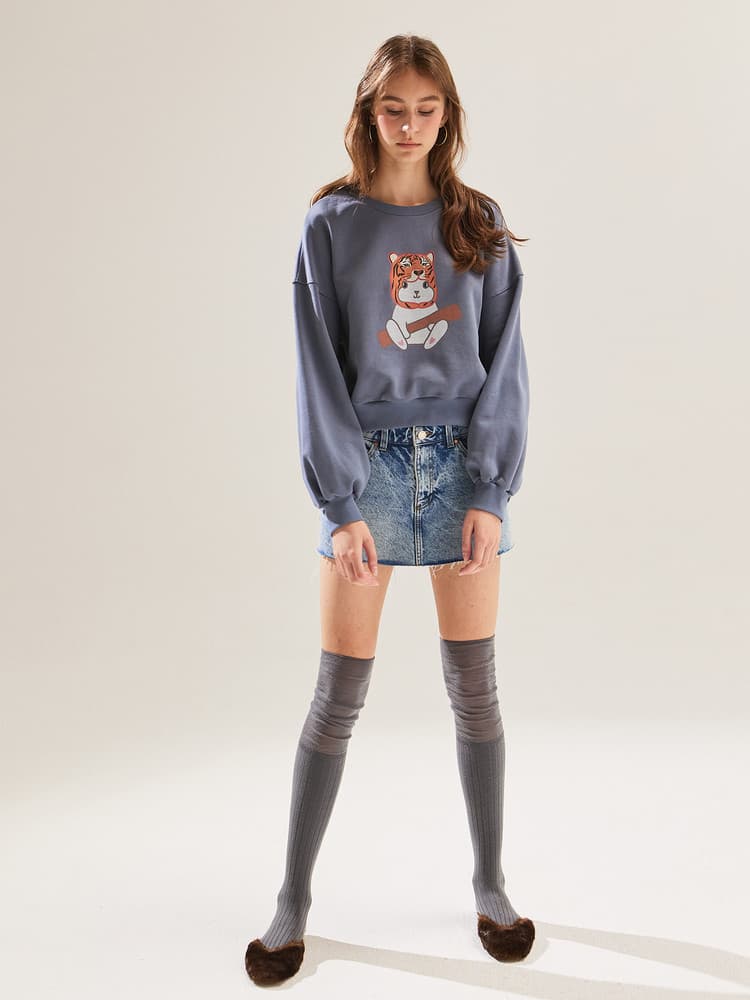 Tigerabbit Sweatshirt (Gray) — vue 5