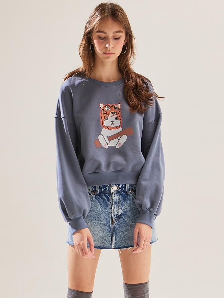 Tigerabbit Sweatshirt (Gray) — vue 8