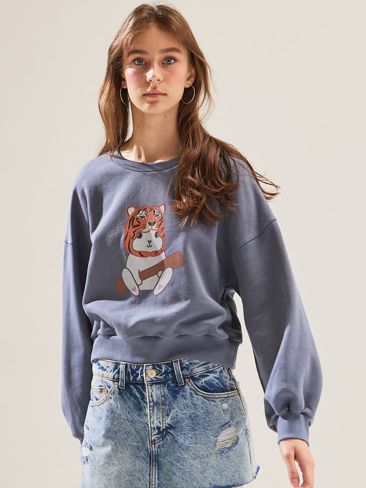Tigerabbit Sweatshirt (Gray) — vue 10