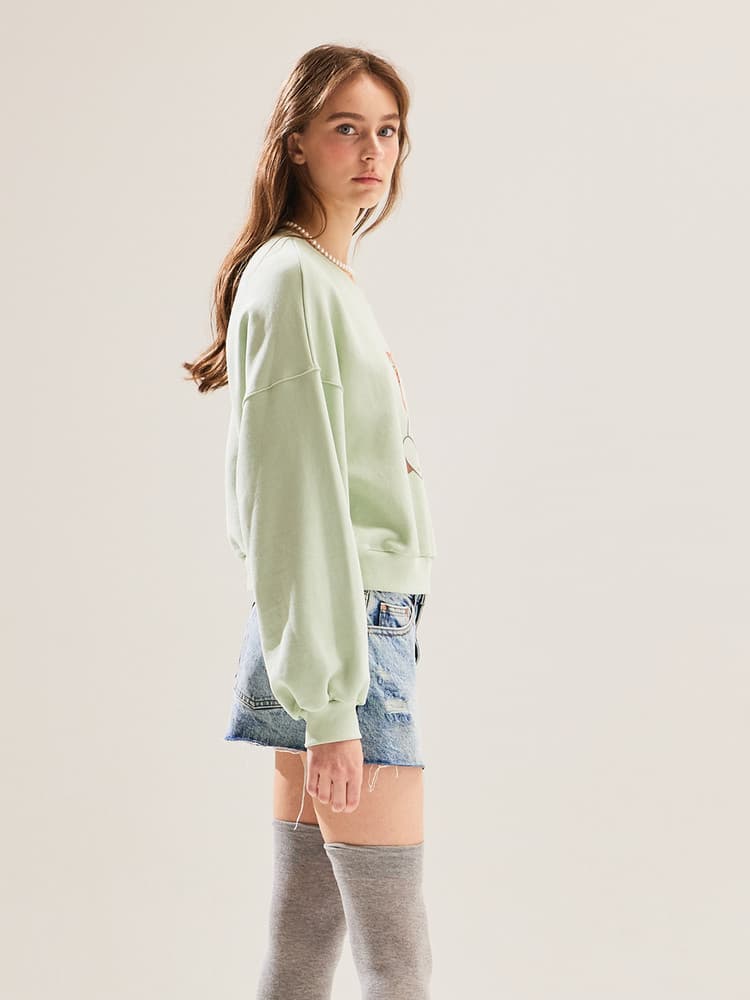 Tigerabbit Sweatshirt (Mint) — vue 4