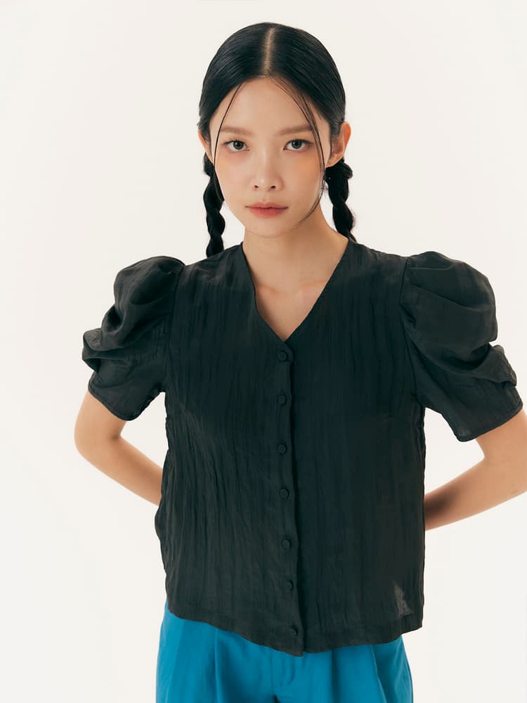 Meok Blouse (Black) — vue 1
